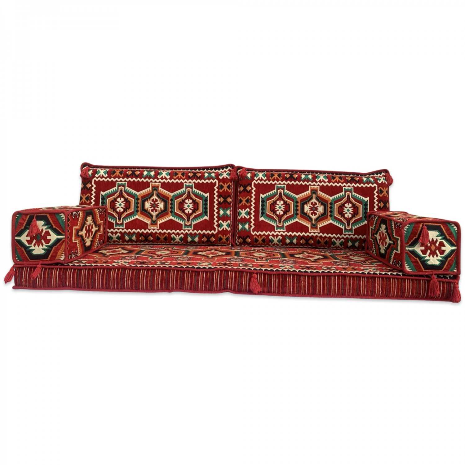 CAUCASIAN Three Seater Majlis Floor Sofa Set CAUCASIAN Three Seater Majlis Floor Sofa Set