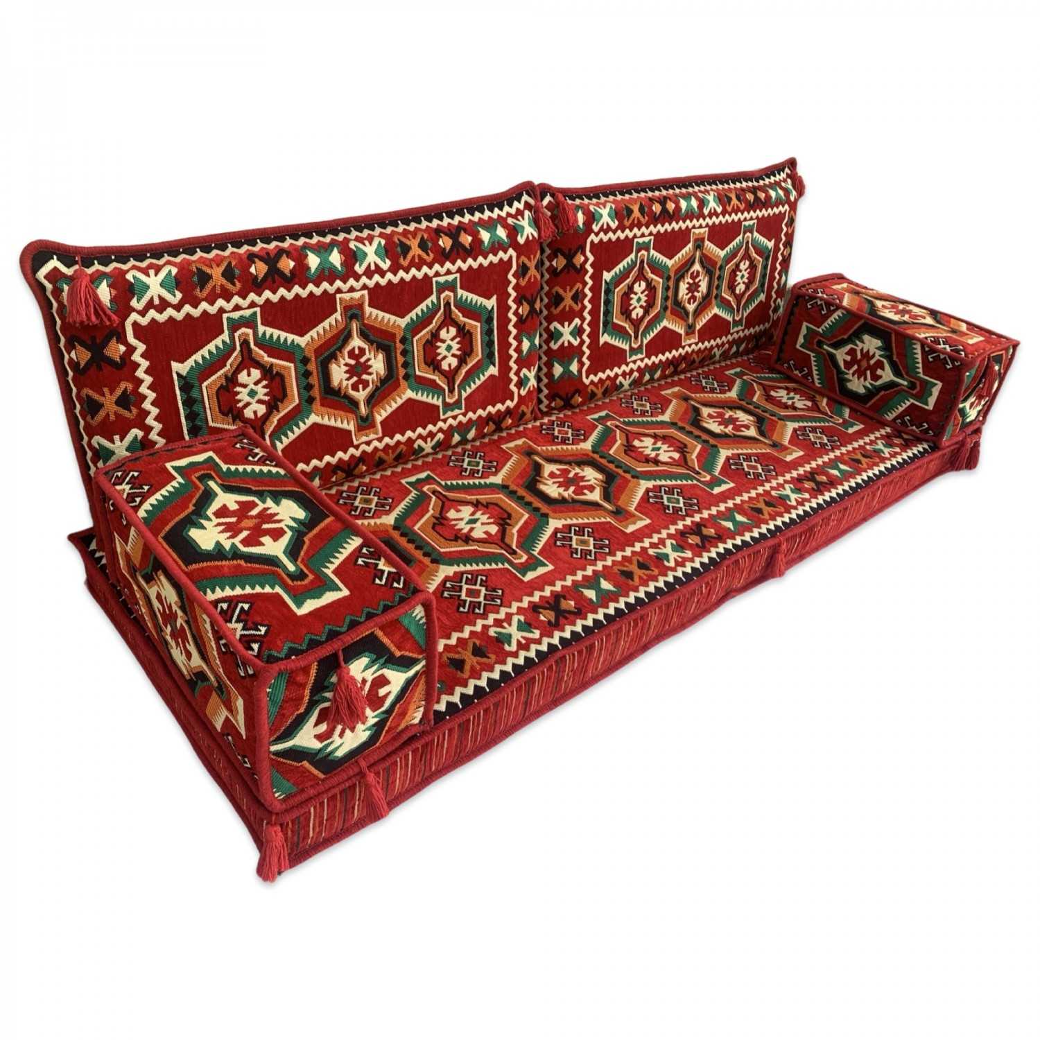 CAUCASIAN Three Seater Majlis Floor Sofa Set CAUCASIAN Three Seater Majlis Floor Sofa Set