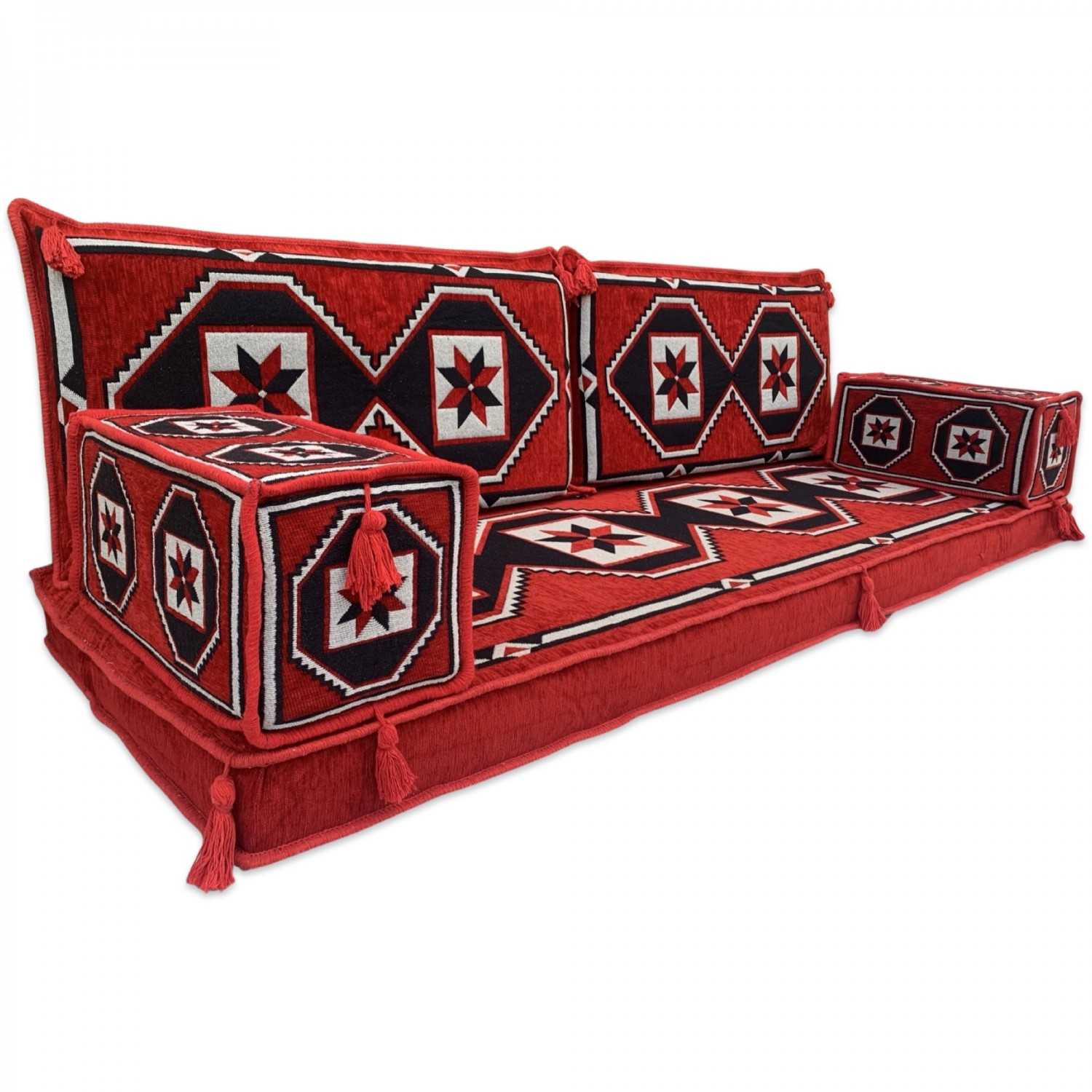 STARGATE Three Seater Majlis Floor Sofa Set