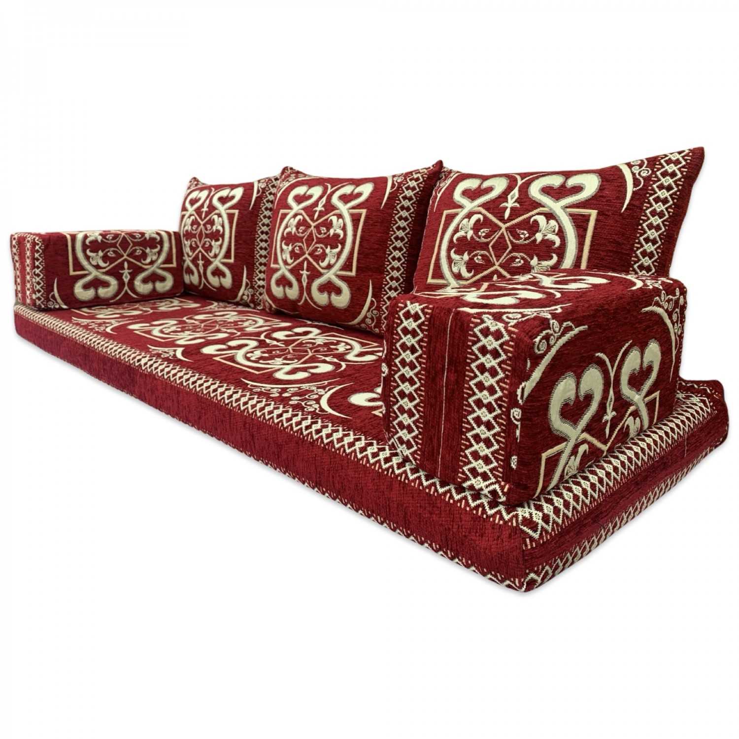 PALMERA Three Seater Majlis Floor Sofa Set