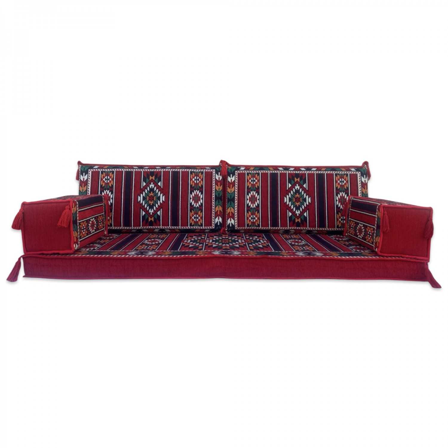 UQAIR Three Seater Majlis Floor Sofa Set