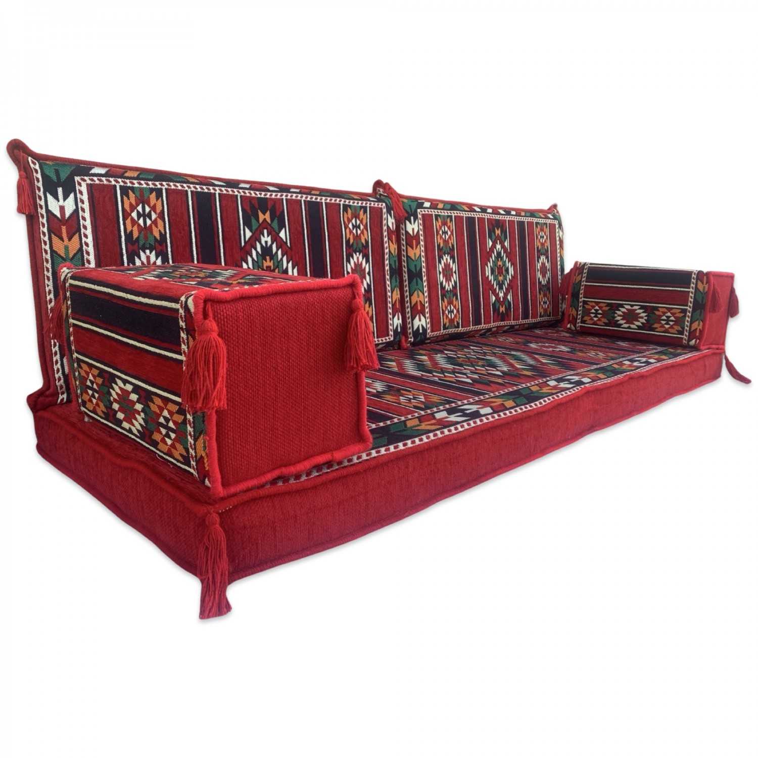 UQAIR Three Seater Majlis Floor Sofa Set