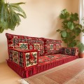 PERGAMON Three Seater Majlis Floor Sofa Set