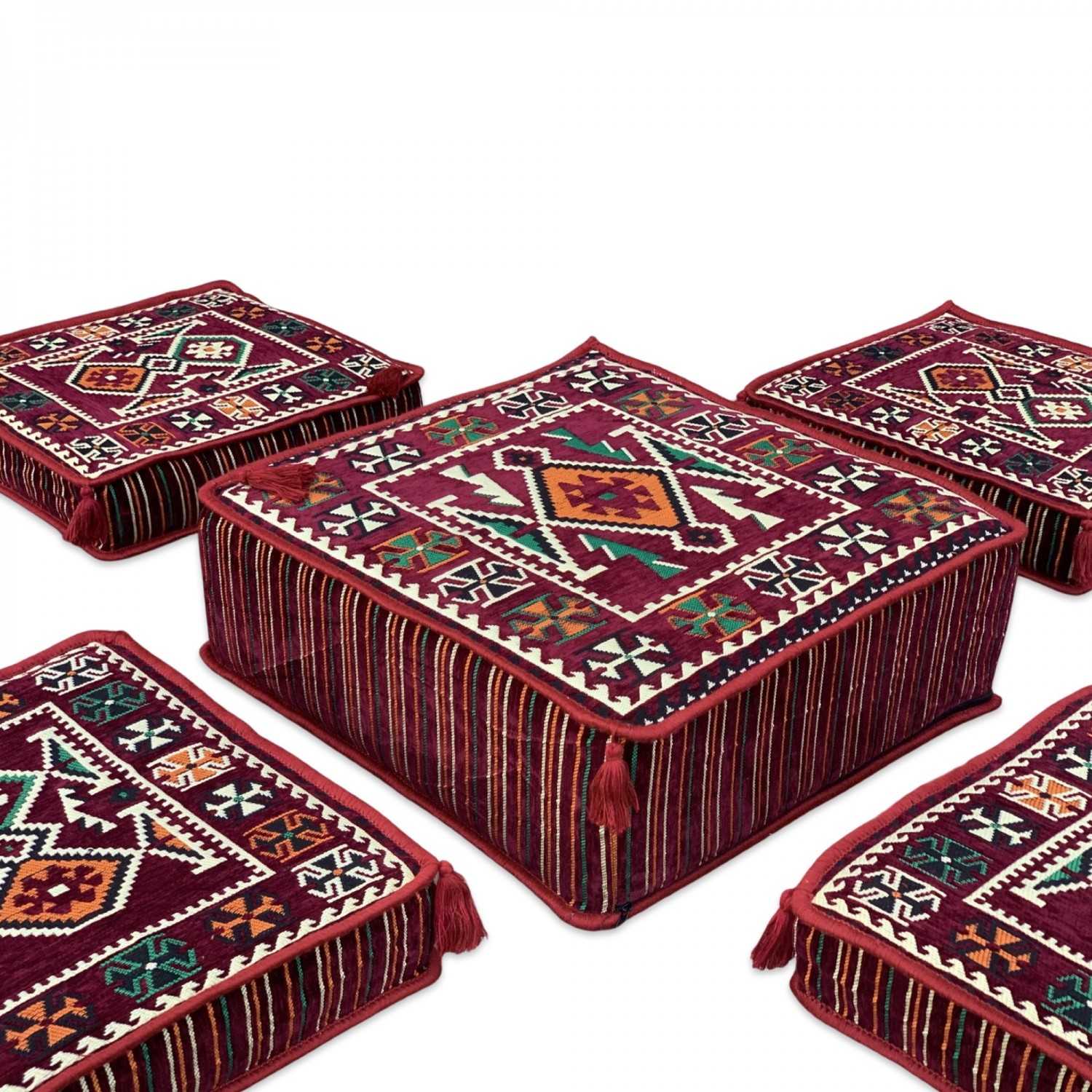 ANATOLIA 5-Piece Combo Floor Cushion Set