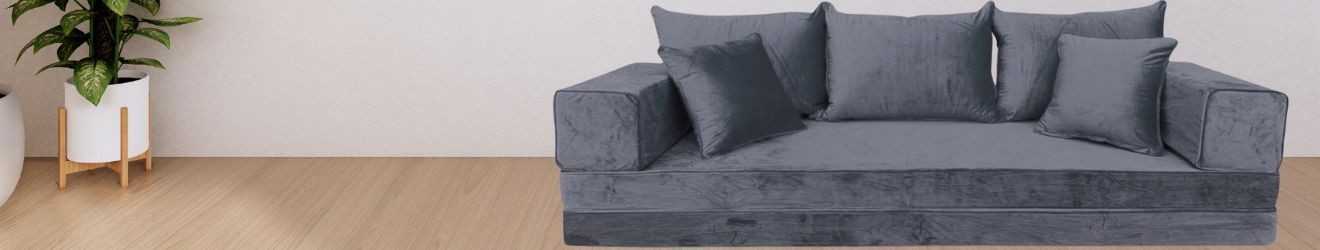 Custom-Made Luxury Velvet Floor Sofas: Tailored Comfort for You l Premium Floor Cushions