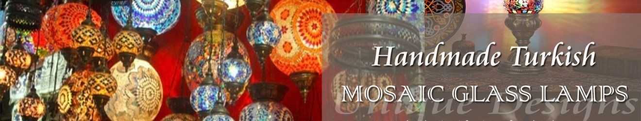 Handmade Turkish mosaic glass lamps | Vibrant colourful lamps | Spirit Home Interiors